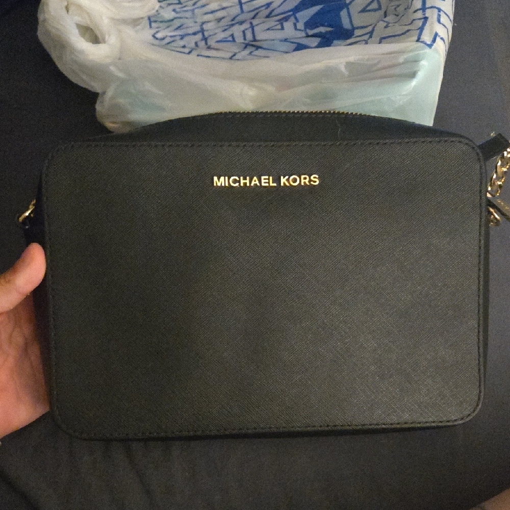 Michael Kors Black Belt Bag Sleek Minimalist Design